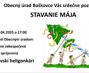 Aktuality / Pozvánka - stavanie mája - foto