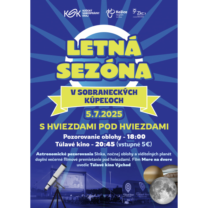 Letná sezóna v Sobraneckých kúpeľoch