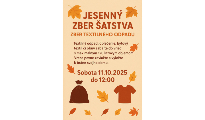 Zber šatstva